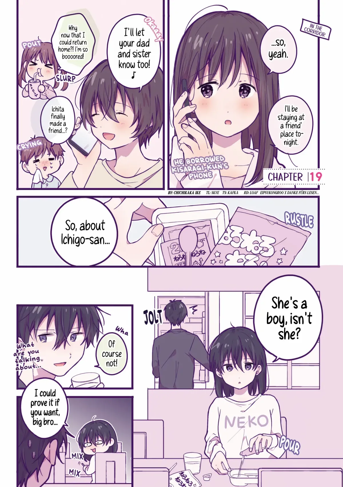 A first-year high school boy whose hobby is cross-dressing Chapter 19 page 1 - 