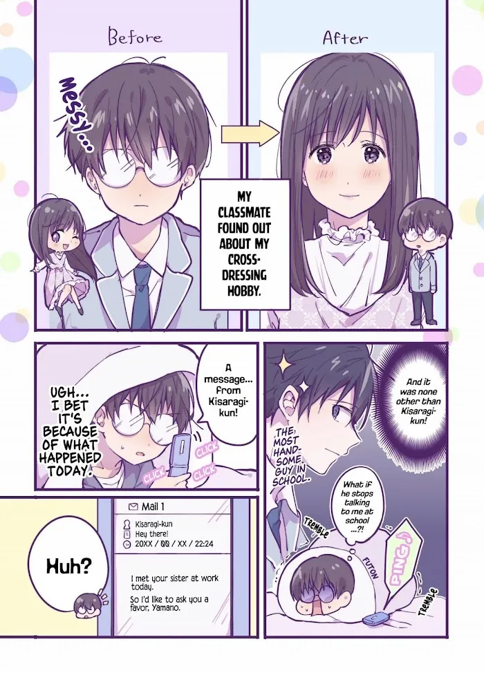 A first-year high school boy whose hobby is cross-dressing Chapter 2 page 1 - 