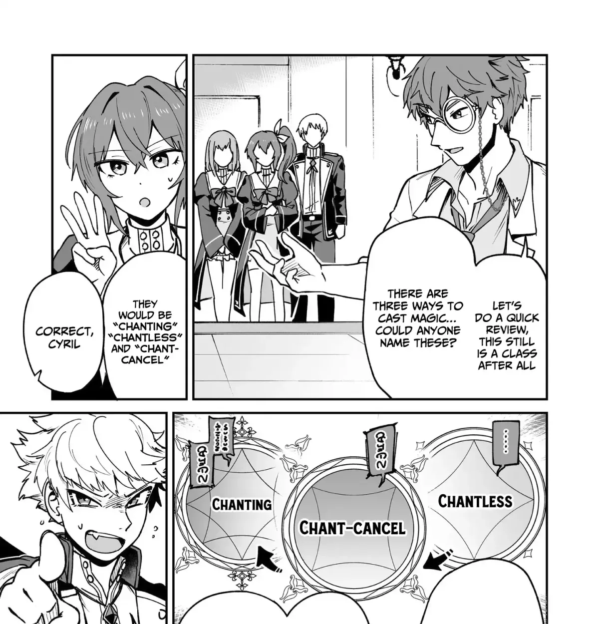 A former teacher reborn in another world save a collapsing magic academy as a substitute teacher Chapter 1.2 page 38 - 