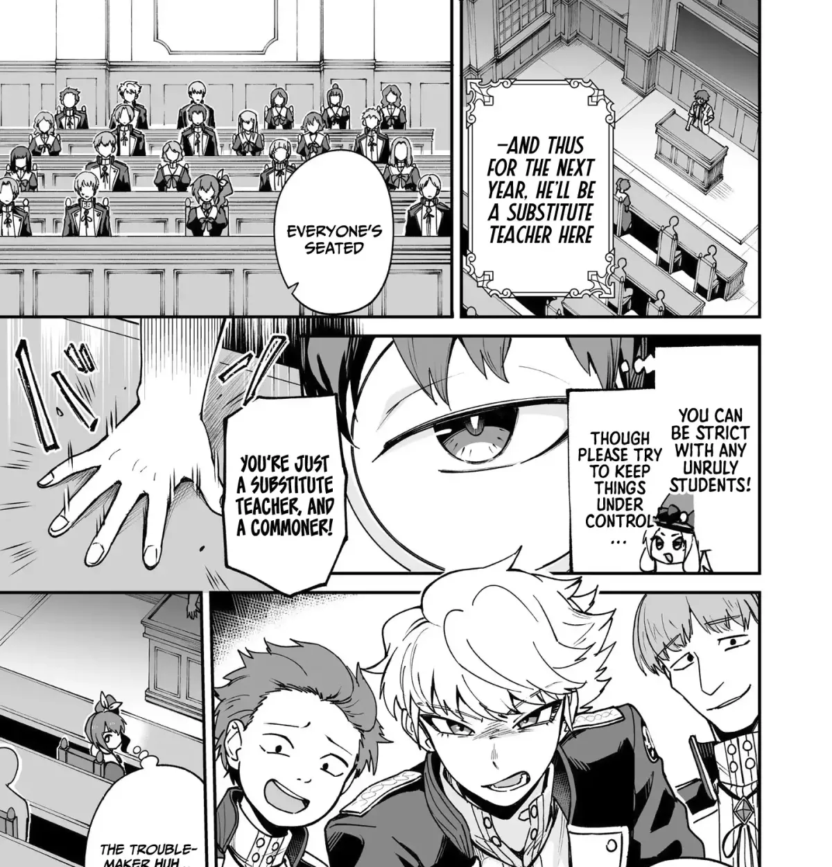 A former teacher reborn in another world save a collapsing magic academy as a substitute teacher Chapter 1.2 page 10 - 