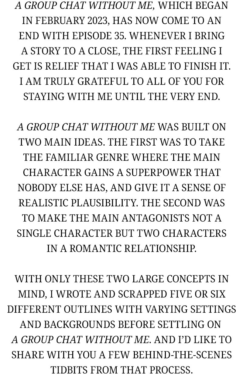 A Group Chat Without Me Epilogue page 14 - 
