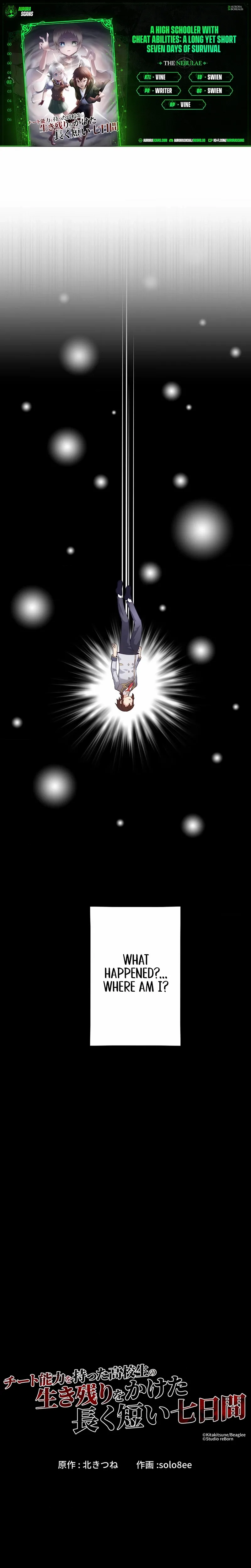 A High Schooler with Cheat Abilities: A Long Yet Short Seven Days of Survival Chapter 2 page 2 - 