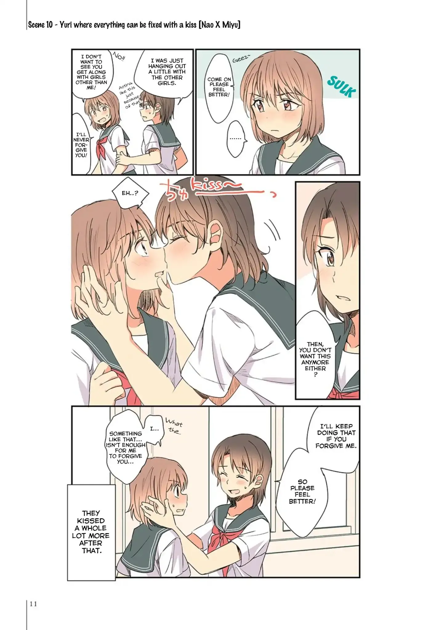 A Hundred Scenes of Girls Love Chapter 1 page 13 - 