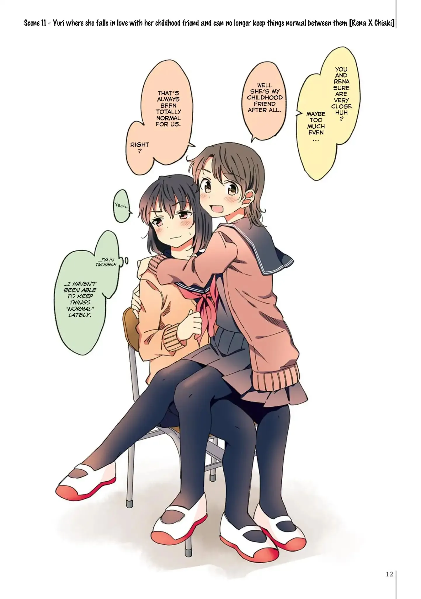 A Hundred Scenes of Girls Love Chapter 1 page 14 - 