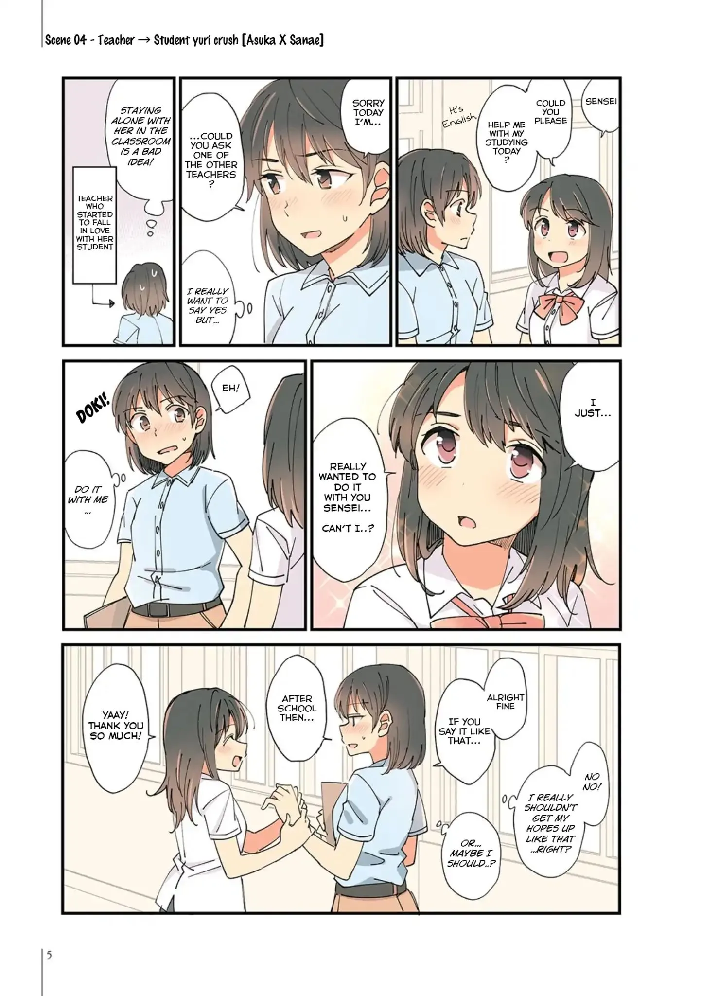A Hundred Scenes of Girls Love Chapter 1 page 7 - 