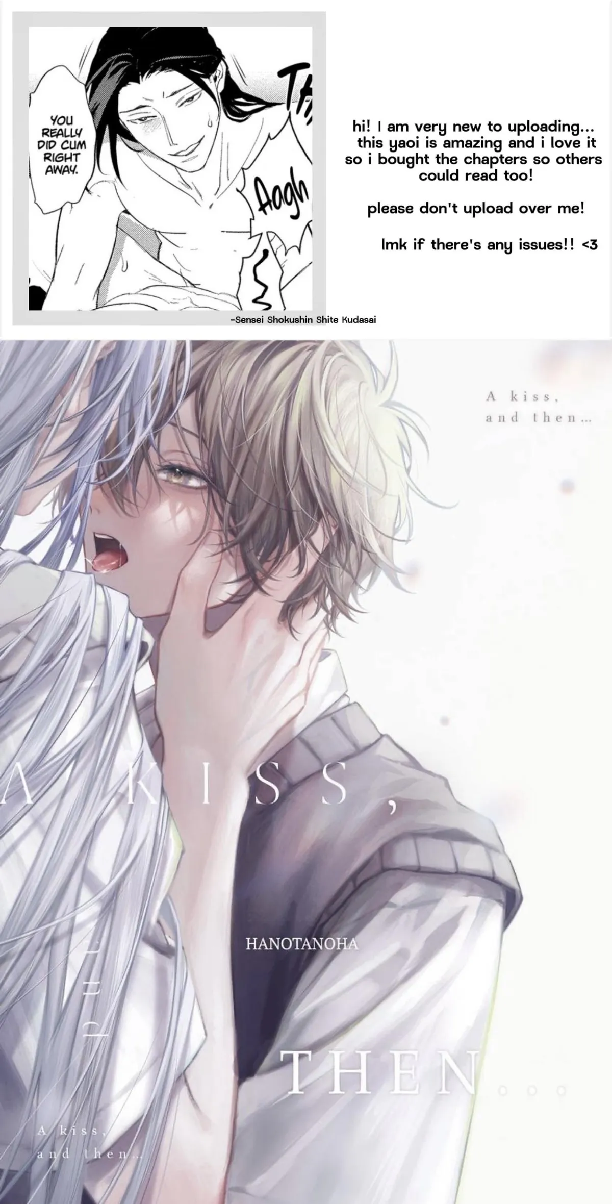 A Kiss, and Then... Chapter 6 page 1 - 