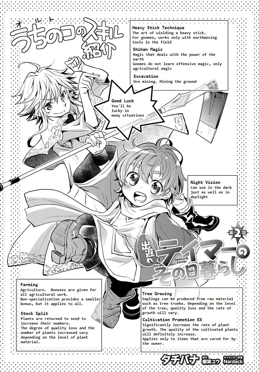 A Late-Start Tamer’s Laid-Back Life Chapter 2 page 2 - 