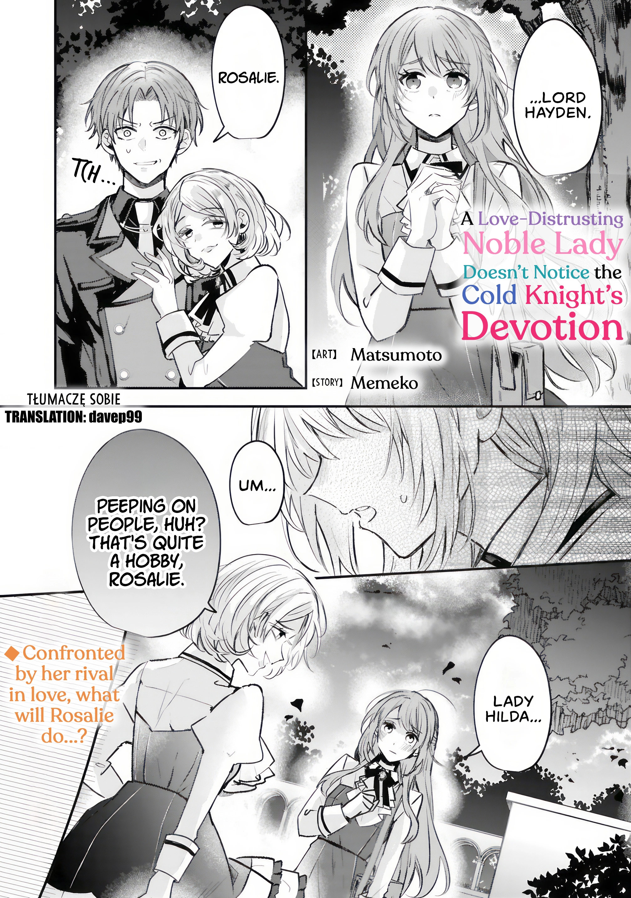 A Love-Distrusting Noble Lady Doesn
