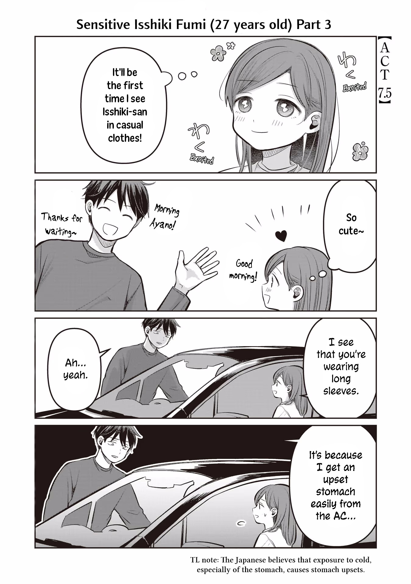 A Love Letter and a 13-Year-Old Actress Chapter 7.5 page 1 - 