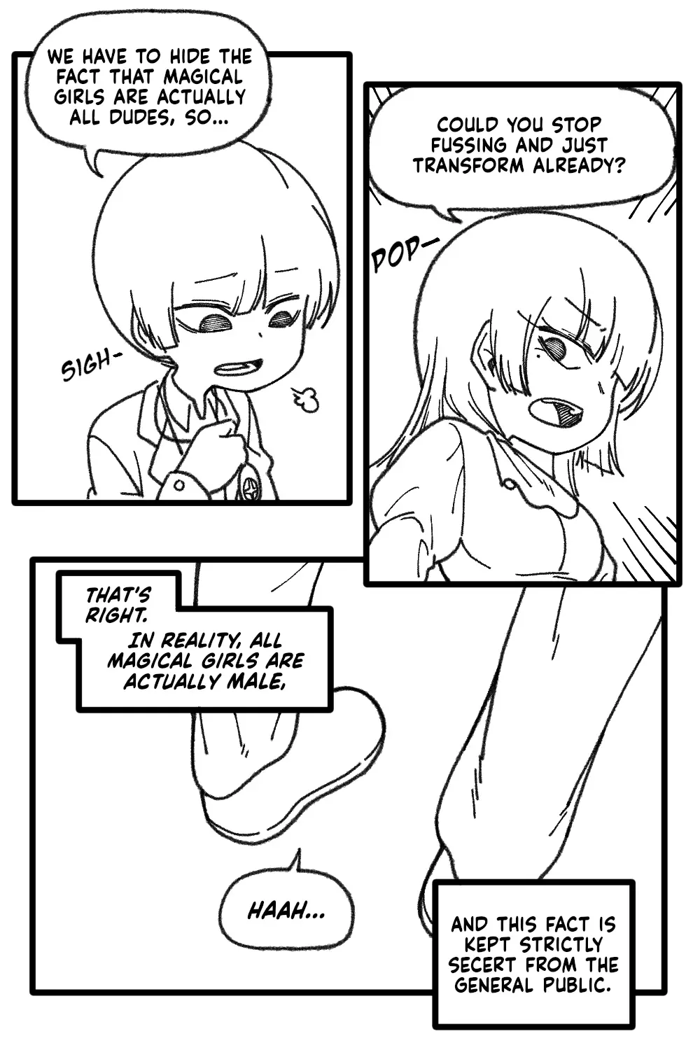 A Magical Girl I Saw in a Dream? Chapter 1 page 3 - 