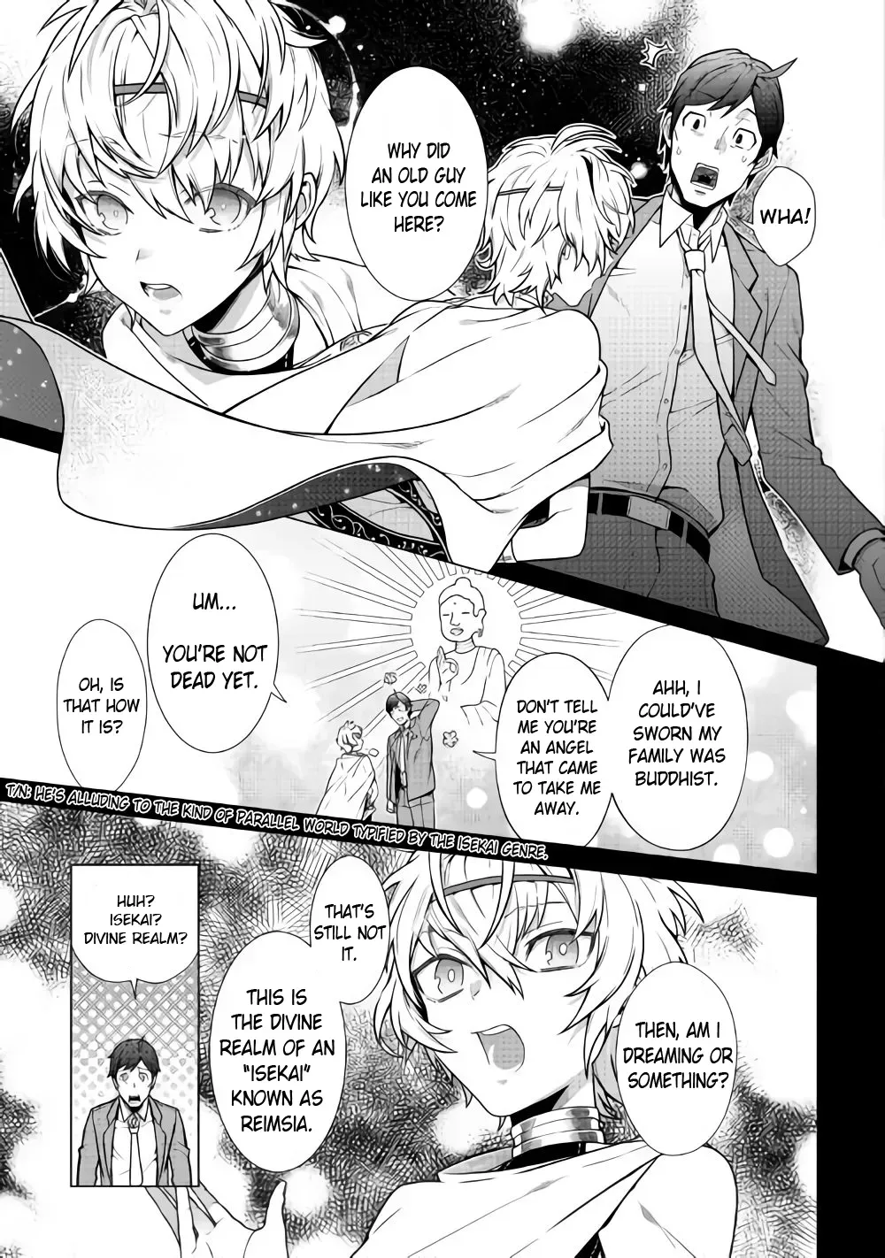A Middle-aged Guy Turned Transcendent Explores a Different World at His Own Pace Chapter 1.1 page 9 - 