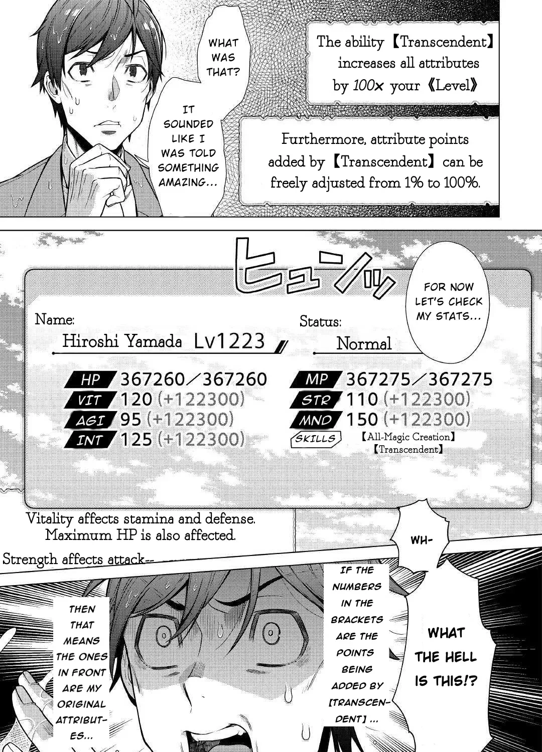 A Middle-aged Guy Turned Transcendent Explores a Different World at His Own Pace Chapter 1.2 page 24 - 