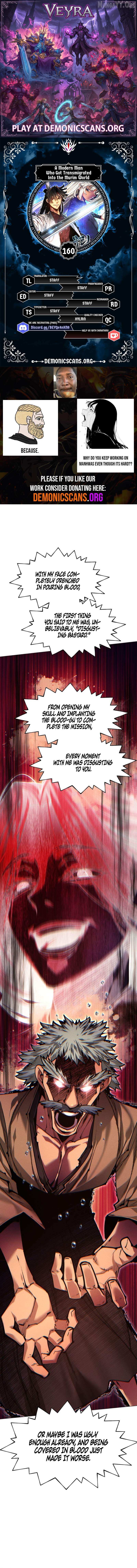 A Modern Man Who Got Transmigrated Into the Murim World Chapter 160 page 1 - 