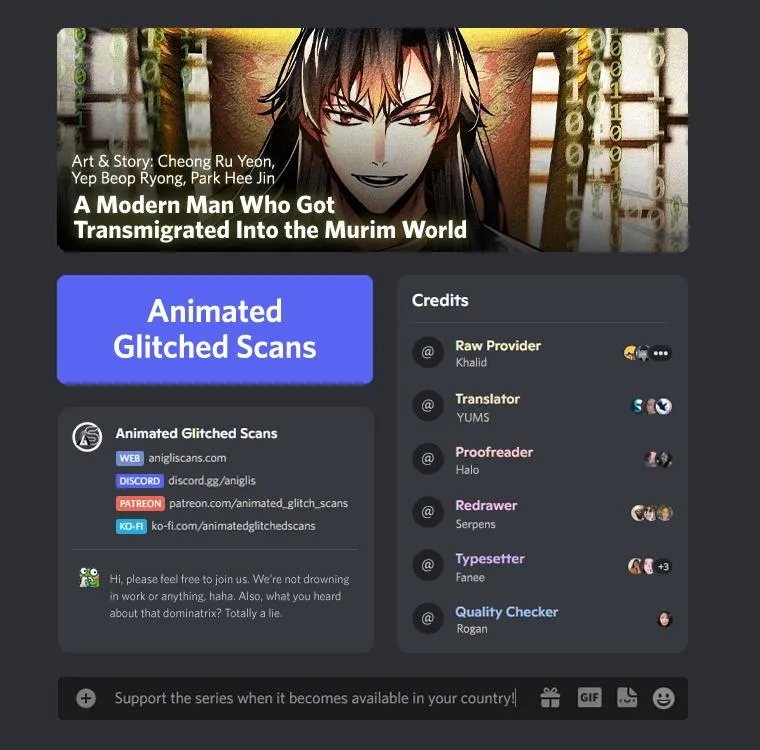A Modern Man Who Got Transmigrated Into the Murim World Chapter 36 page 1 - 