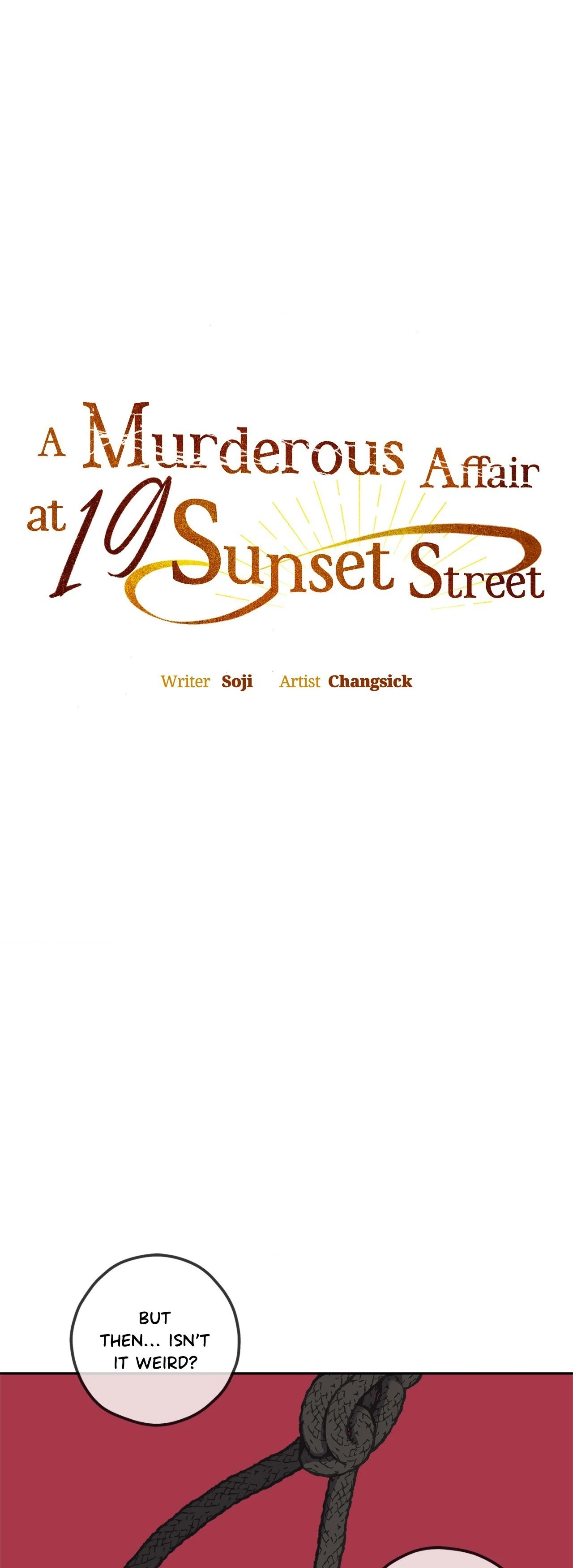 A Murderous Affair at 19 Sunset Street Chapter 5 page 1 - 