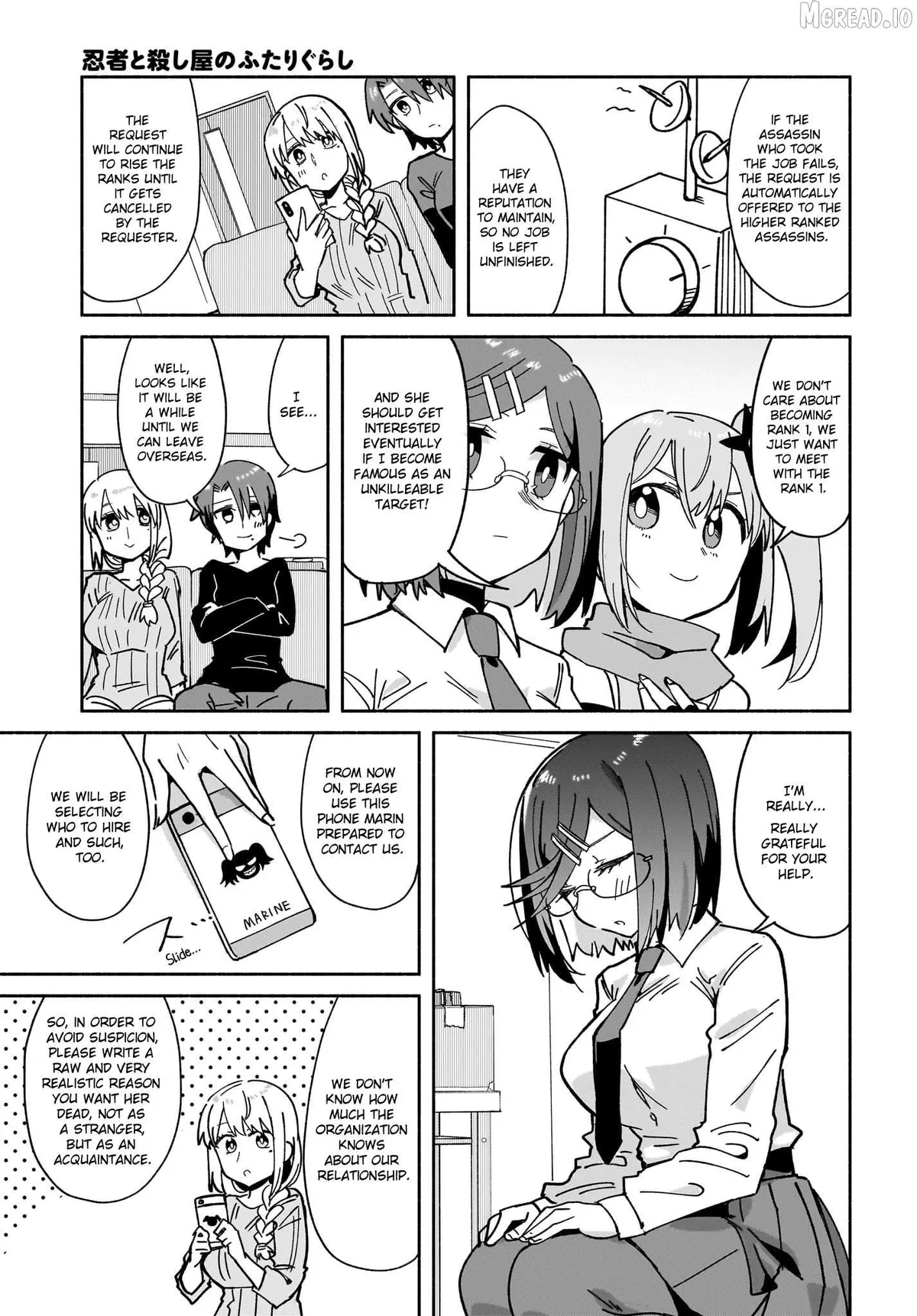 A Ninja and an Assassin Living Together Chapter 54 page 15 - 