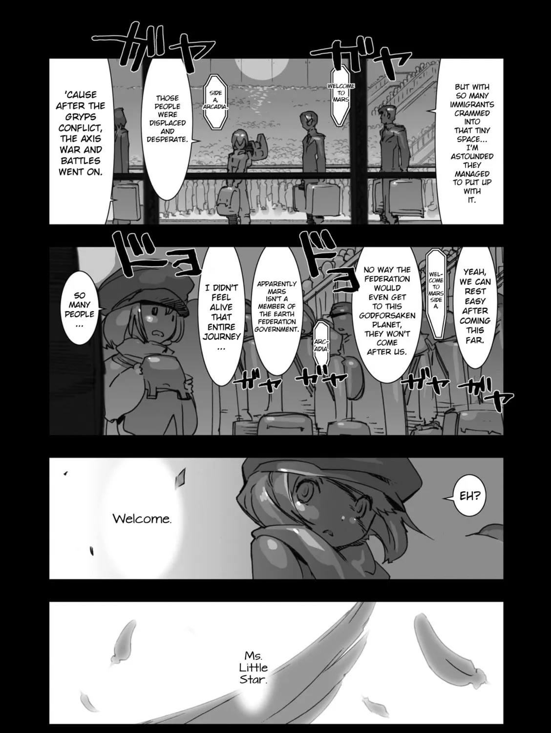 A.O.Z Re-Boot Gundam Inle - Kuro Usagi no Mita Yume Chapter 1 page 45 - 