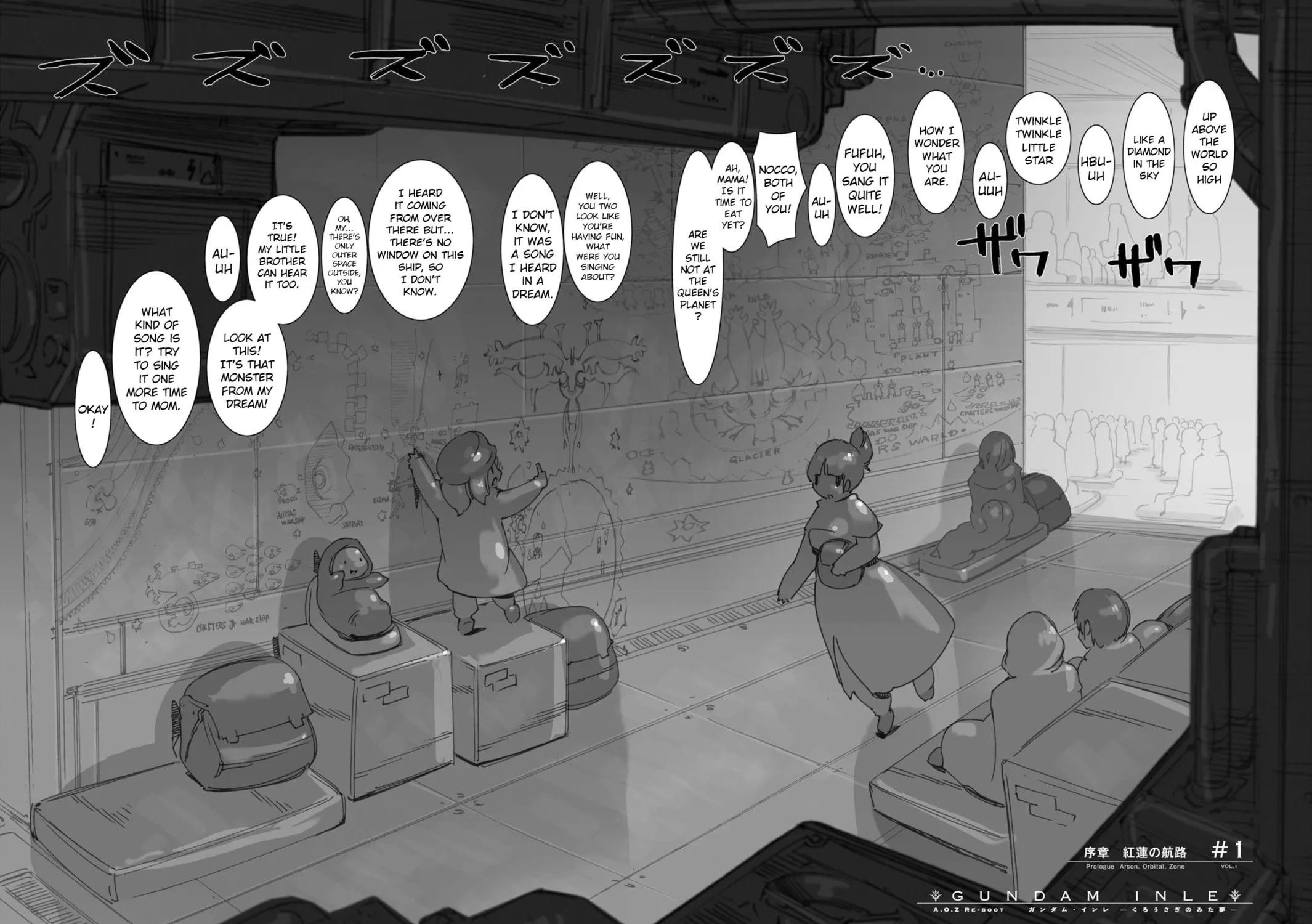A.O.Z Re-Boot Gundam Inle - Kuro Usagi no Mita Yume Chapter 1 page 7 - 
