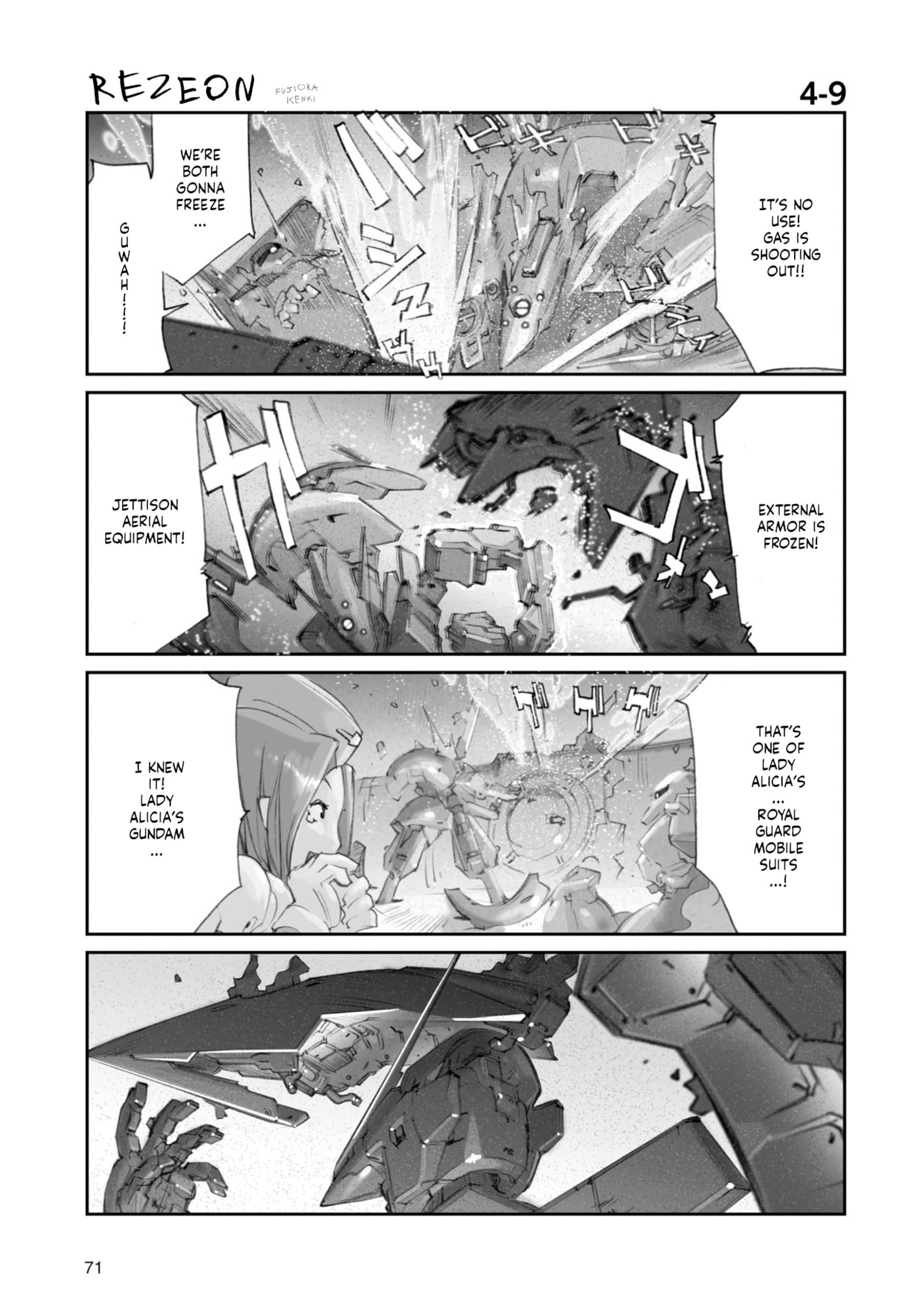 A.O.Z Re-Boot Gundam Inle - Kuro Usagi no Mita Yume Chapter 10 page 11 - 