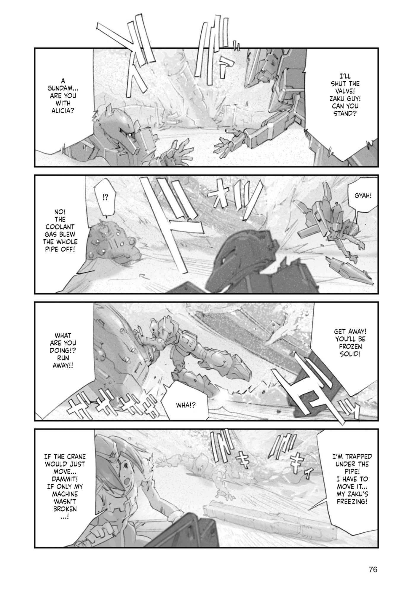 A.O.Z Re-Boot Gundam Inle - Kuro Usagi no Mita Yume Chapter 10 page 16 - 