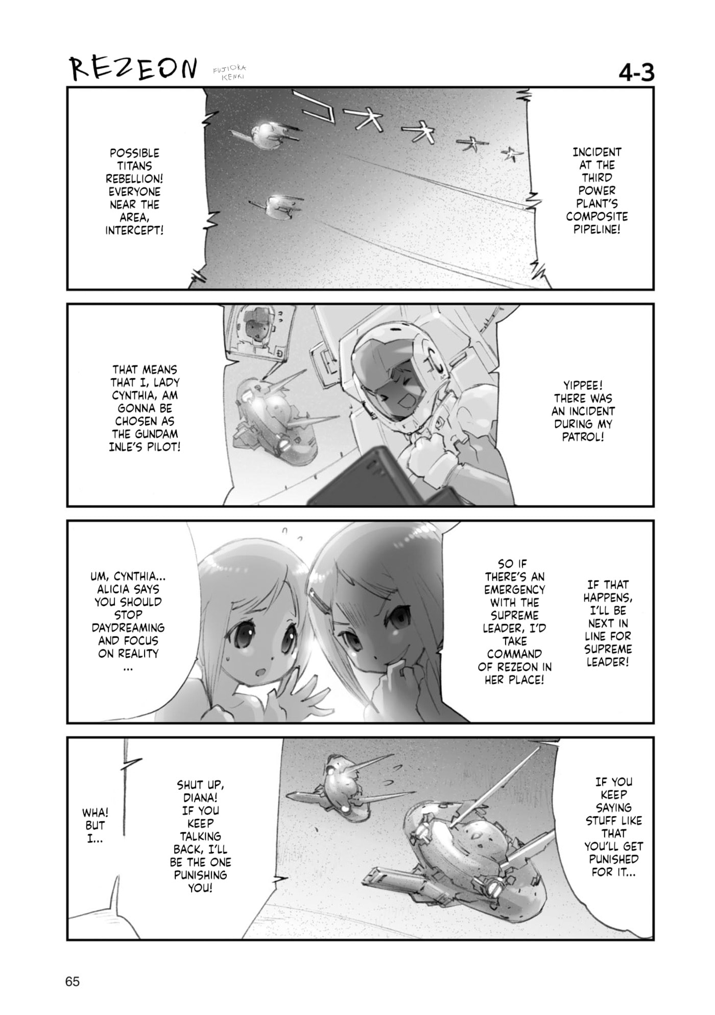 A.O.Z Re-Boot Gundam Inle - Kuro Usagi no Mita Yume Chapter 10 page 5 - 