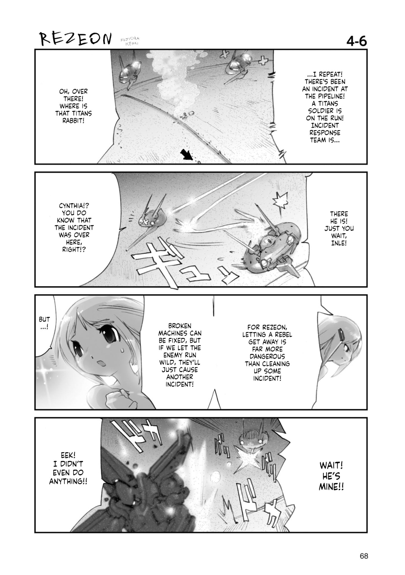 A.O.Z Re-Boot Gundam Inle - Kuro Usagi no Mita Yume Chapter 10 page 8 - 