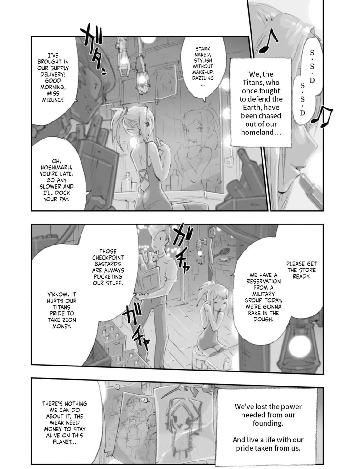 A.O.Z Re-Boot Gundam Inle - Kuro Usagi no Mita Yume Chapter 4 page 19 - 