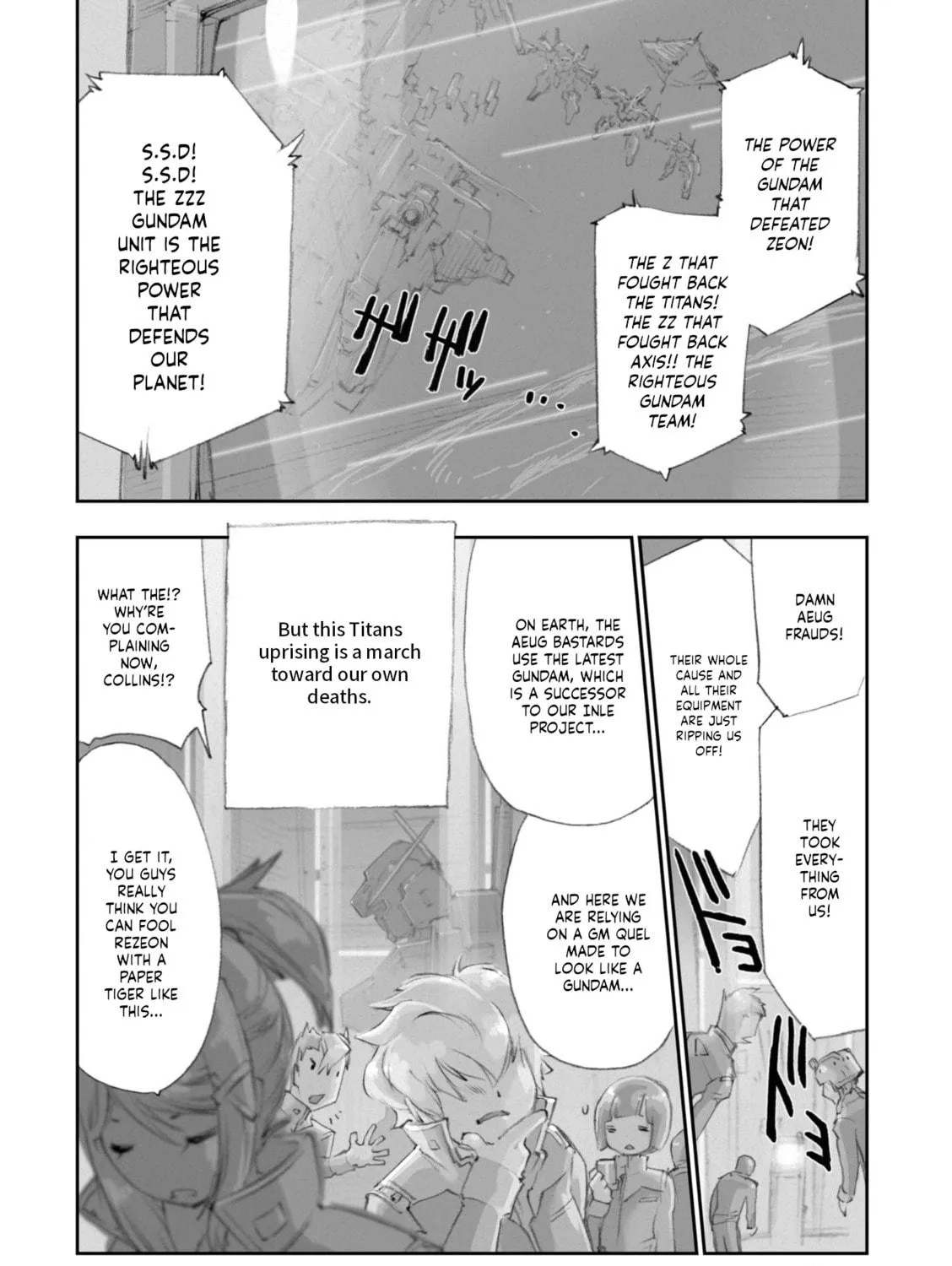 A.O.Z Re-Boot Gundam Inle - Kuro Usagi no Mita Yume Chapter 4 page 35 - 