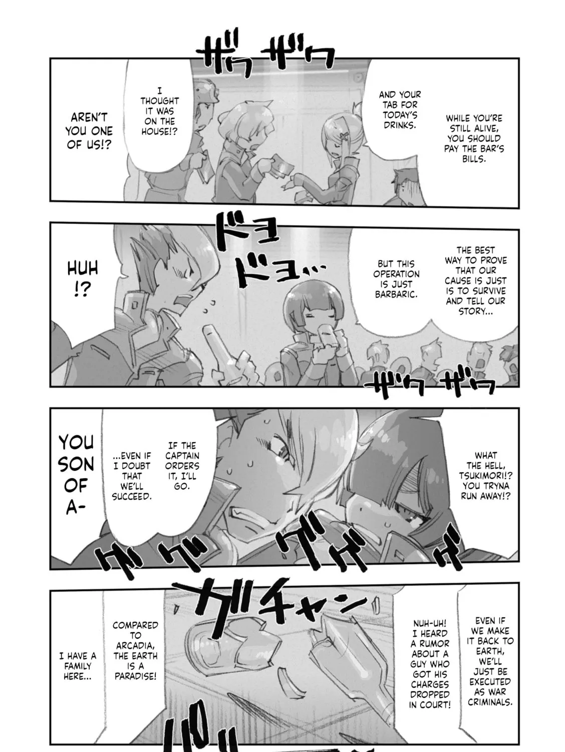 A.O.Z Re-Boot Gundam Inle - Kuro Usagi no Mita Yume Chapter 4 page 37 - 