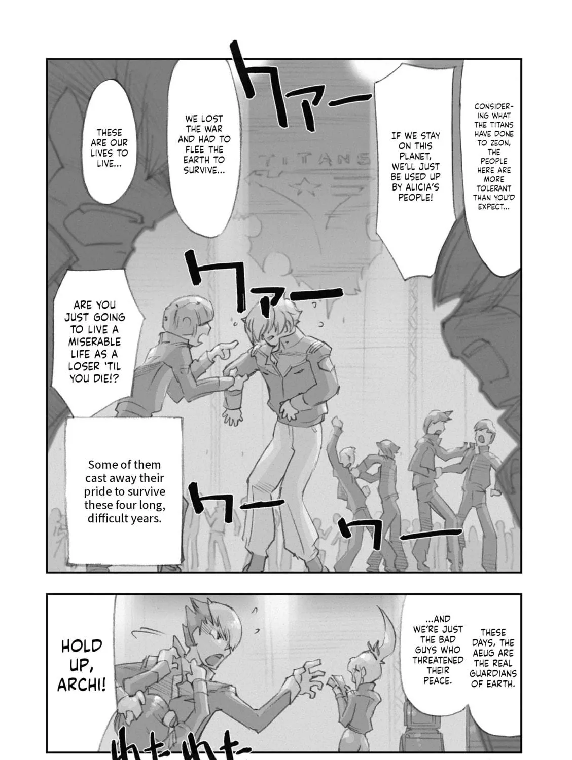 A.O.Z Re-Boot Gundam Inle - Kuro Usagi no Mita Yume Chapter 4 page 39 - 