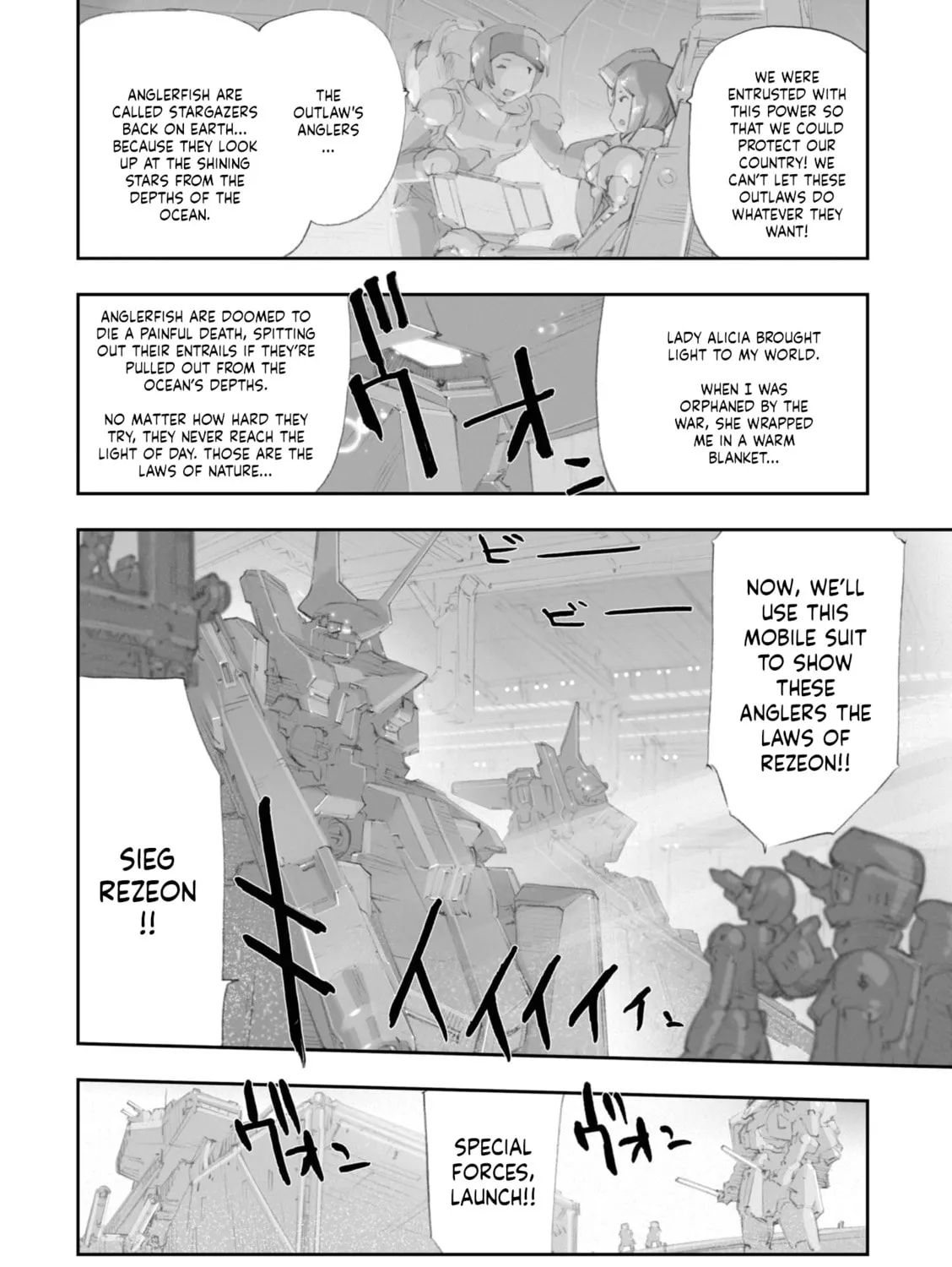 A.O.Z Re-Boot Gundam Inle - Kuro Usagi no Mita Yume Chapter 5 page 35 - 