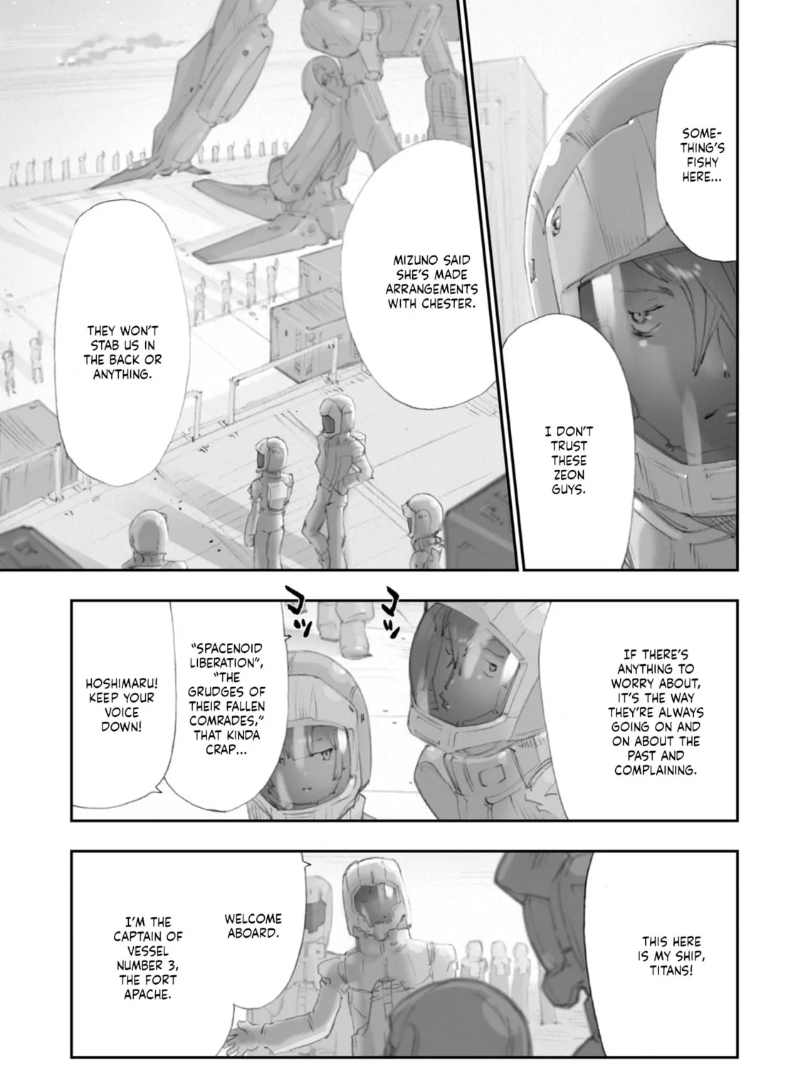 A.O.Z Re-Boot Gundam Inle - Kuro Usagi no Mita Yume Chapter 6 page 9 - 