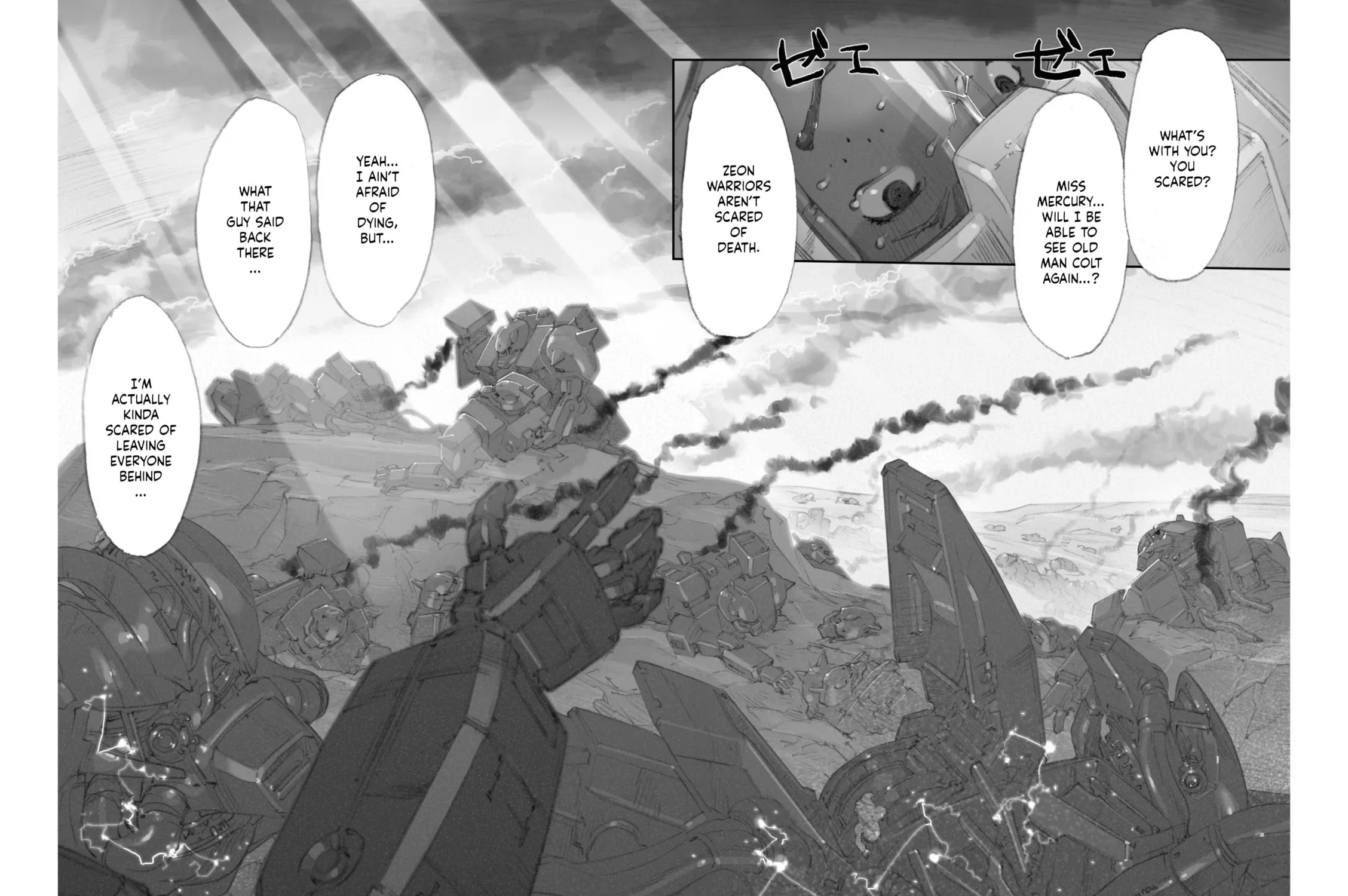 A.O.Z Re-Boot Gundam Inle - Kuro Usagi no Mita Yume Chapter 7 page 45 - 