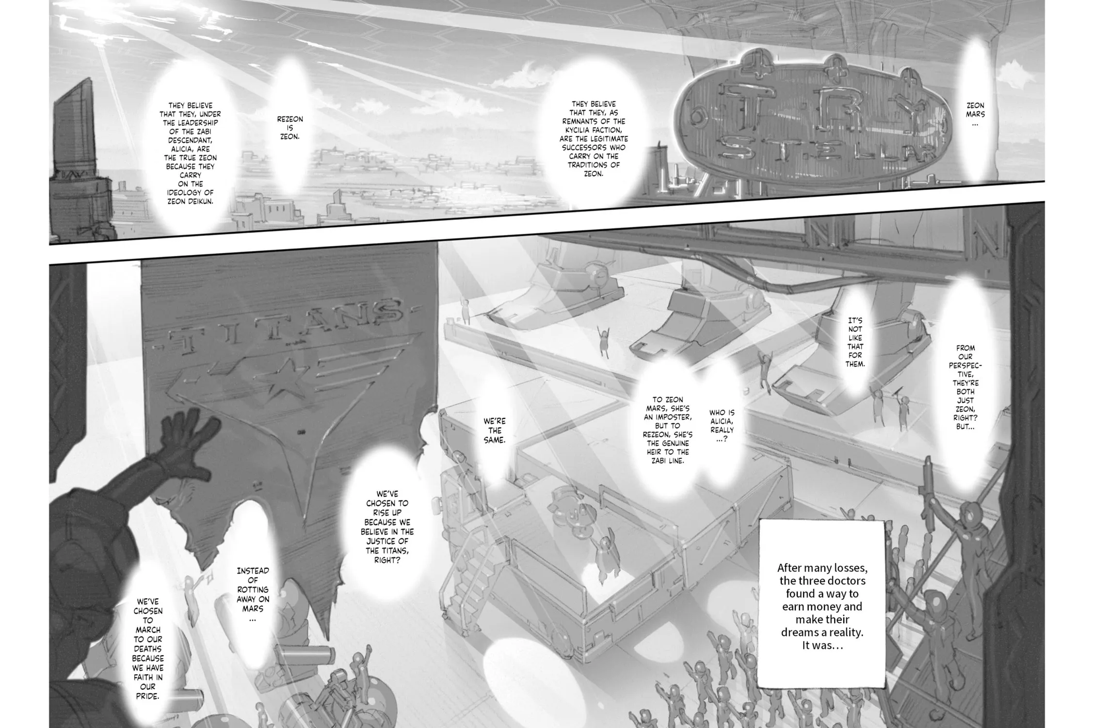 A.O.Z Re-Boot Gundam Inle - Kuro Usagi no Mita Yume Chapter 7 page 47 - 