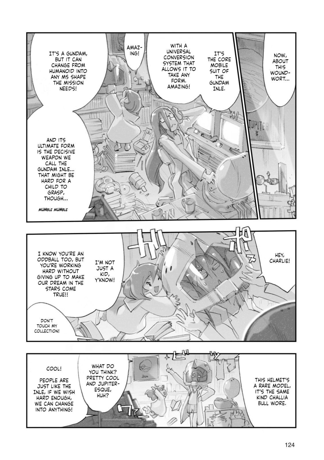 A.O.Z Re-Boot Gundam Inle - Kuro Usagi no Mita Yume Chapter 8 page 112 - 