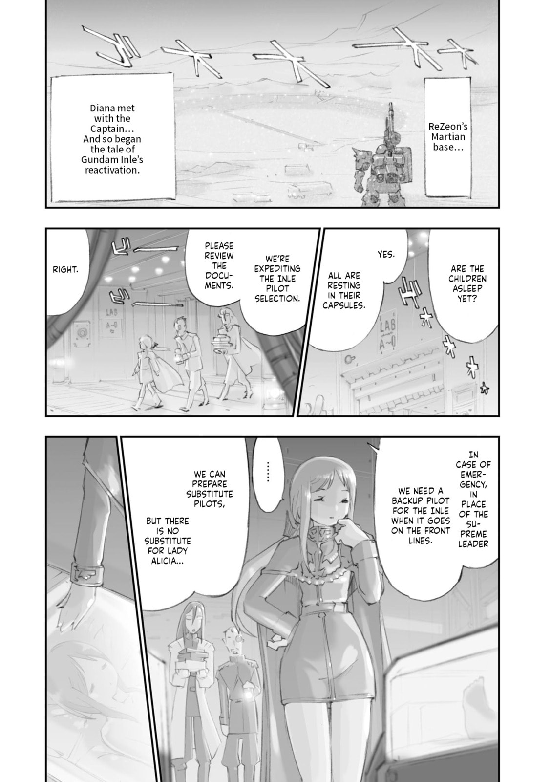 A.O.Z Re-Boot Gundam Inle - Kuro Usagi no Mita Yume Chapter 8 page 115 - 