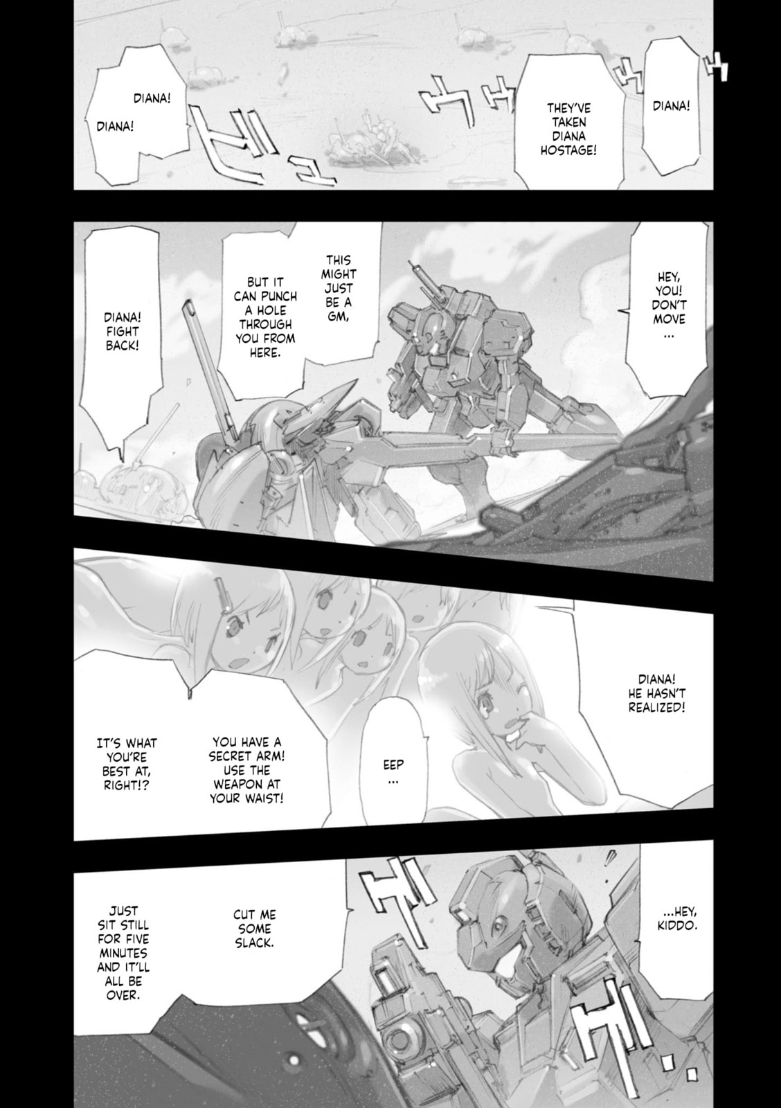 A.O.Z Re-Boot Gundam Inle - Kuro Usagi no Mita Yume Chapter 8 page 118 - 