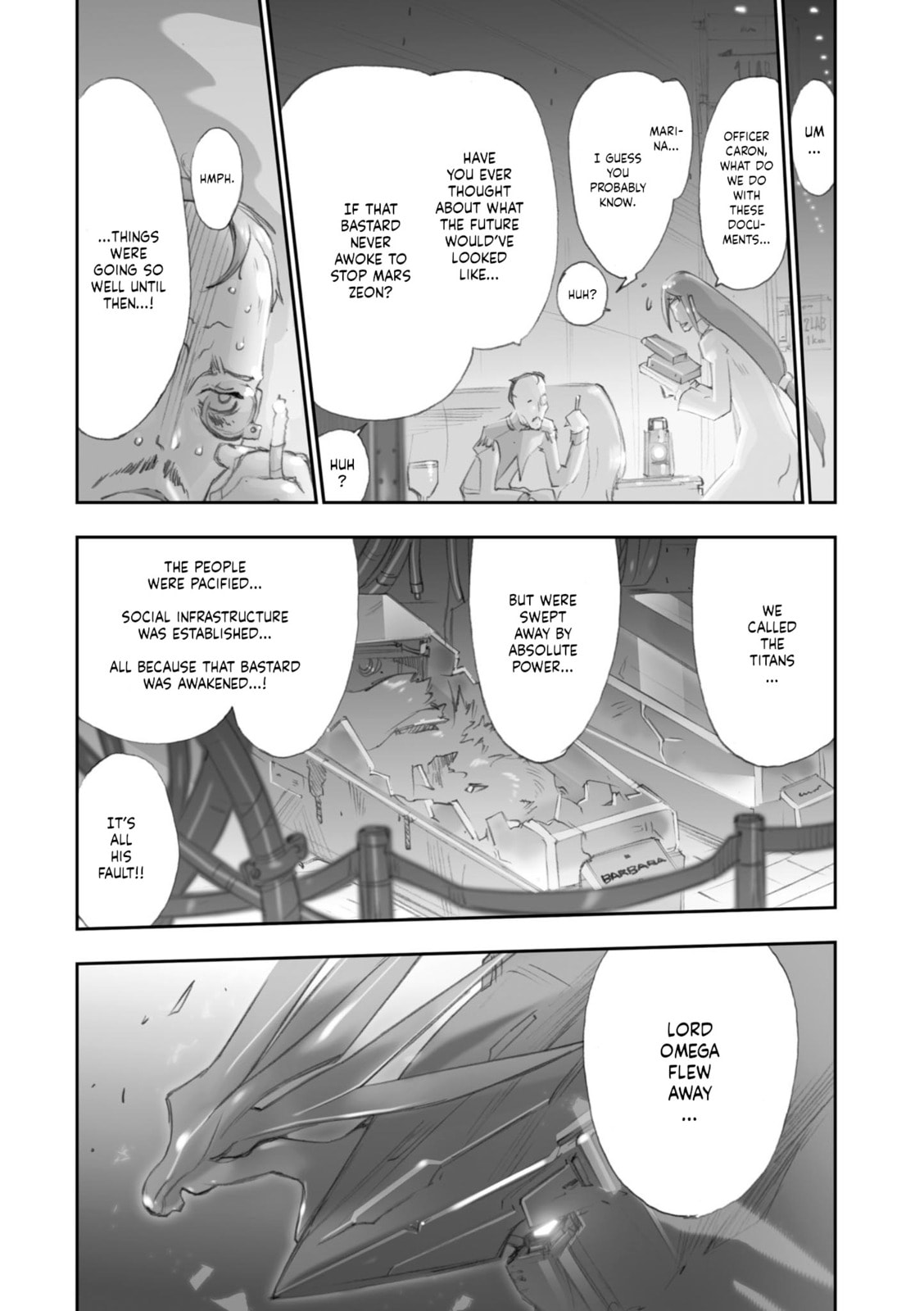 A.O.Z Re-Boot Gundam Inle - Kuro Usagi no Mita Yume Chapter 8 page 122 - 