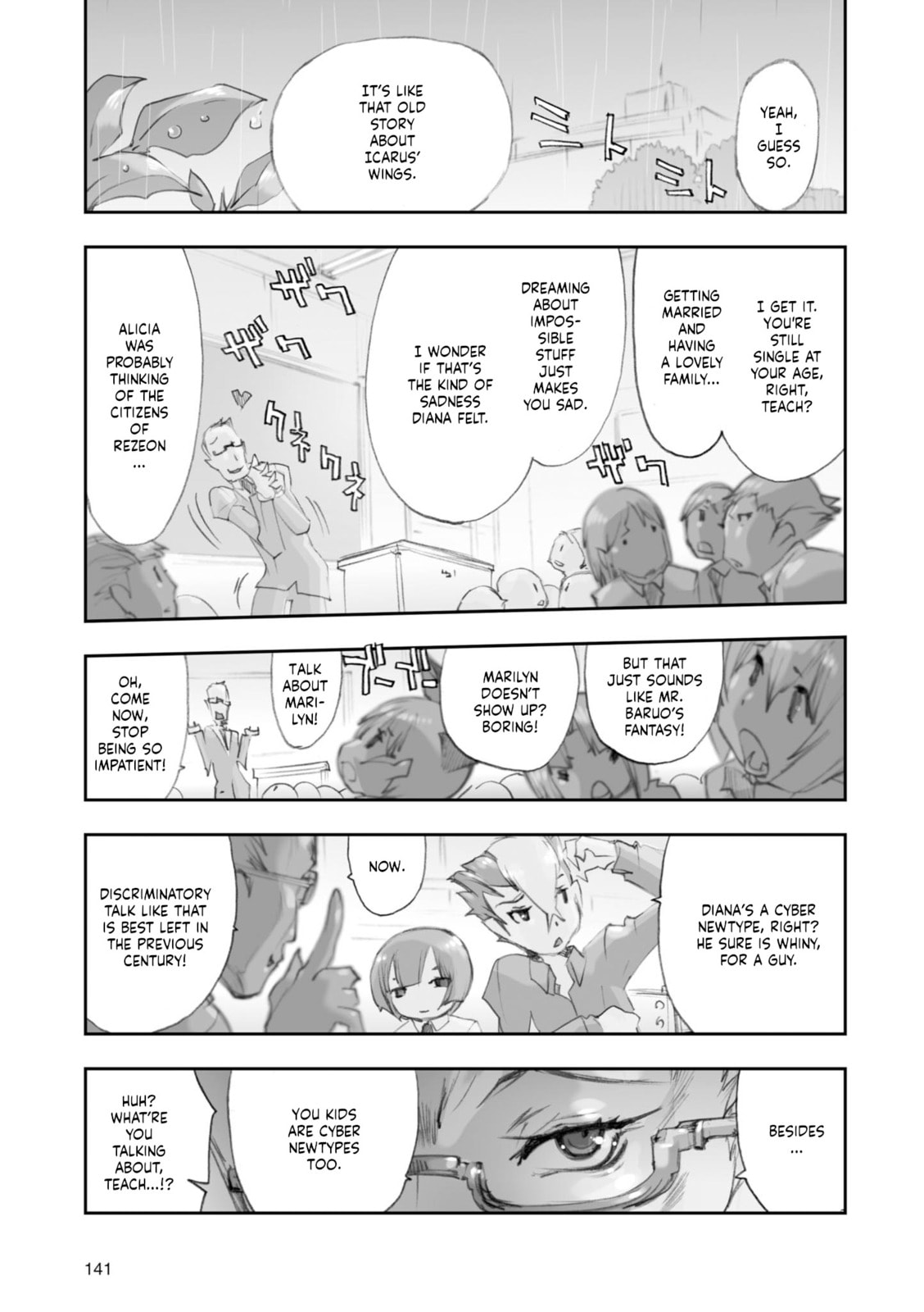 A.O.Z Re-Boot Gundam Inle - Kuro Usagi no Mita Yume Chapter 8 page 126 - 