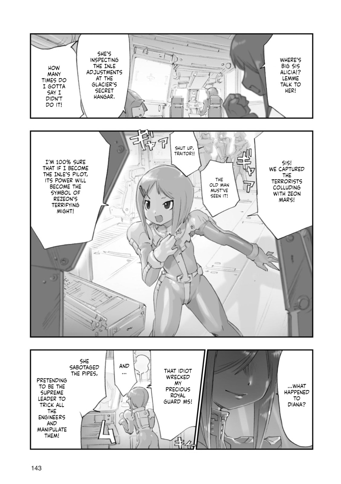 A.O.Z Re-Boot Gundam Inle - Kuro Usagi no Mita Yume Chapter 8 page 128 - 