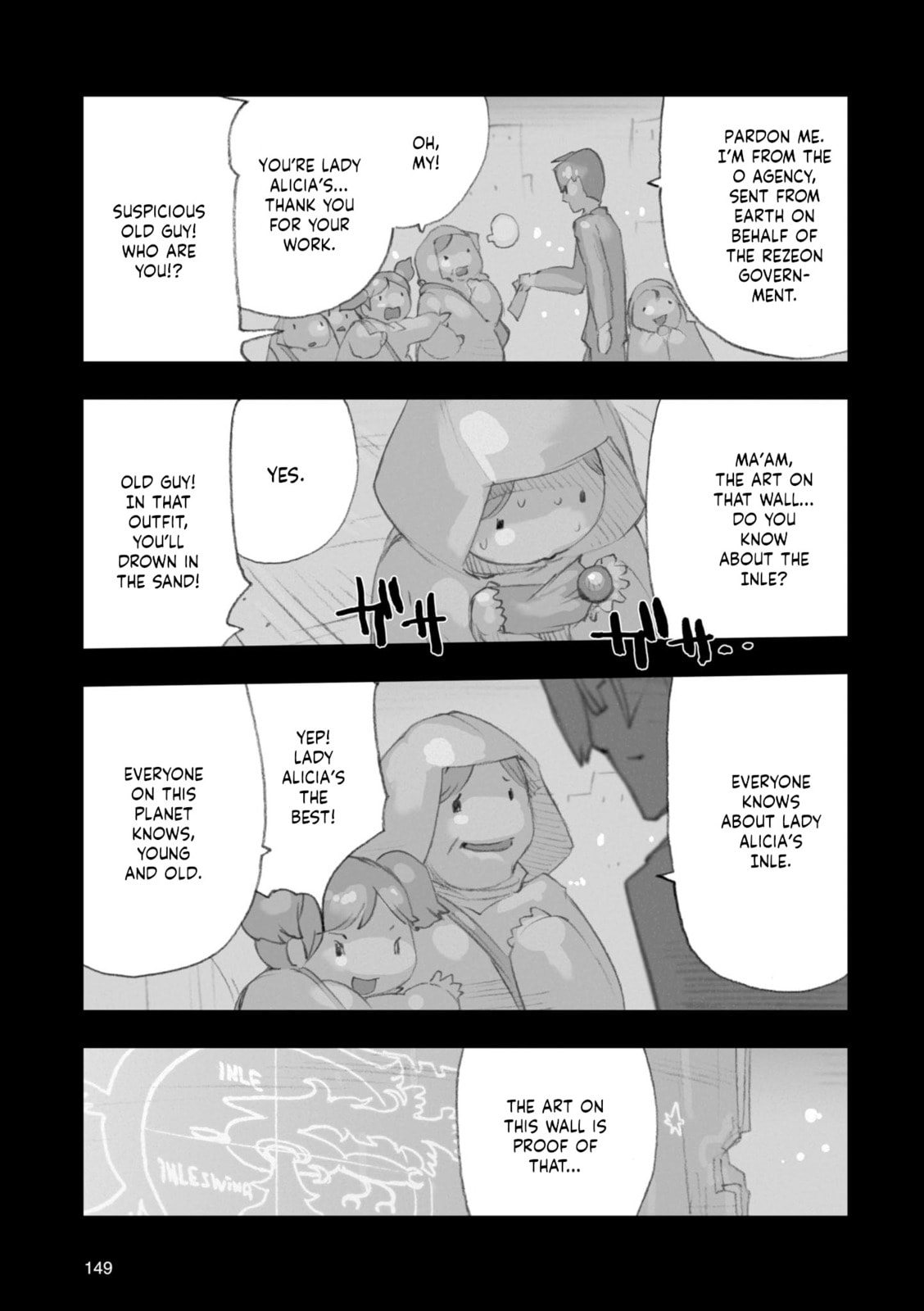 A.O.Z Re-Boot Gundam Inle - Kuro Usagi no Mita Yume Chapter 8 page 133 - 