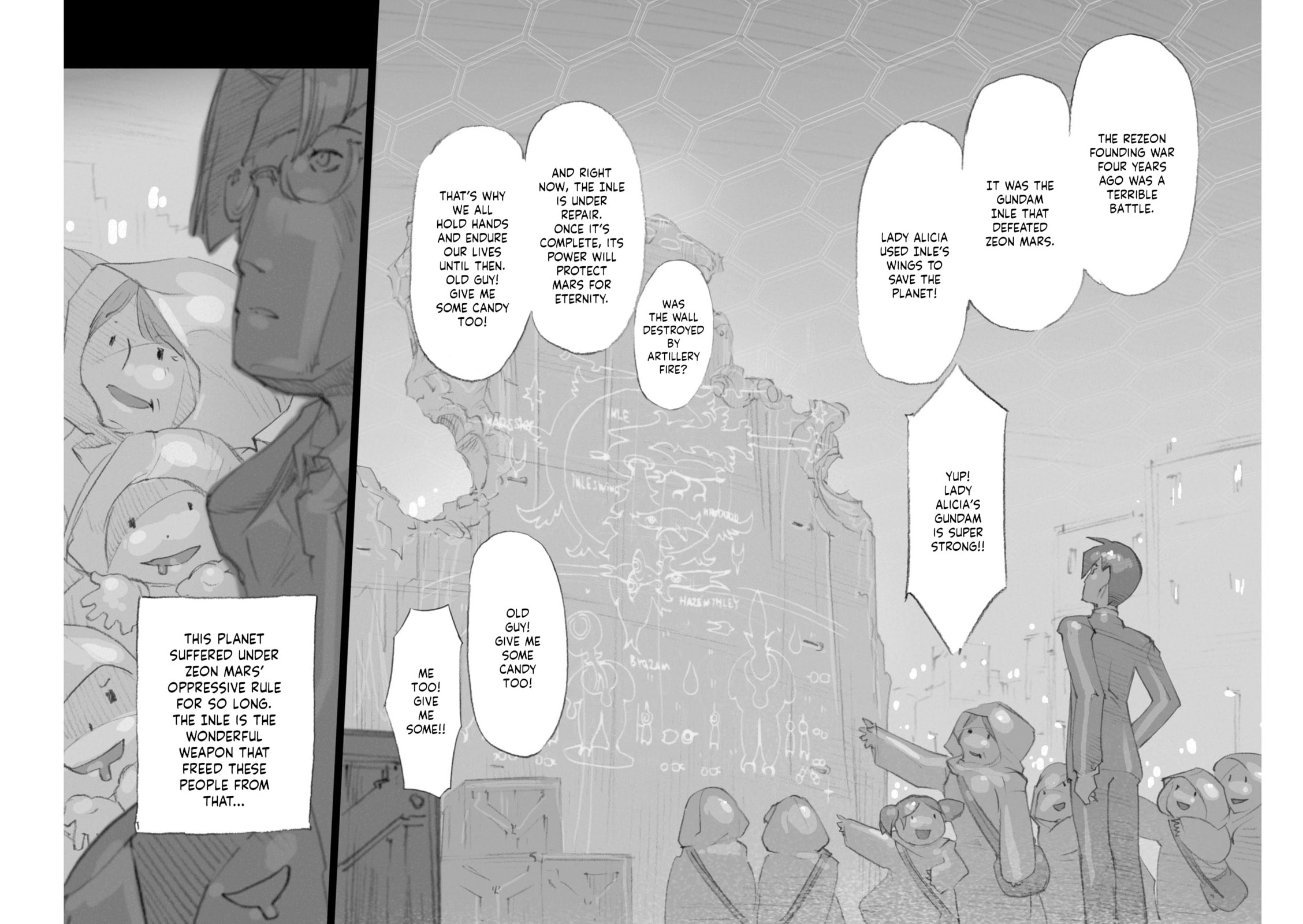 A.O.Z Re-Boot Gundam Inle - Kuro Usagi no Mita Yume Chapter 8 page 134 - 