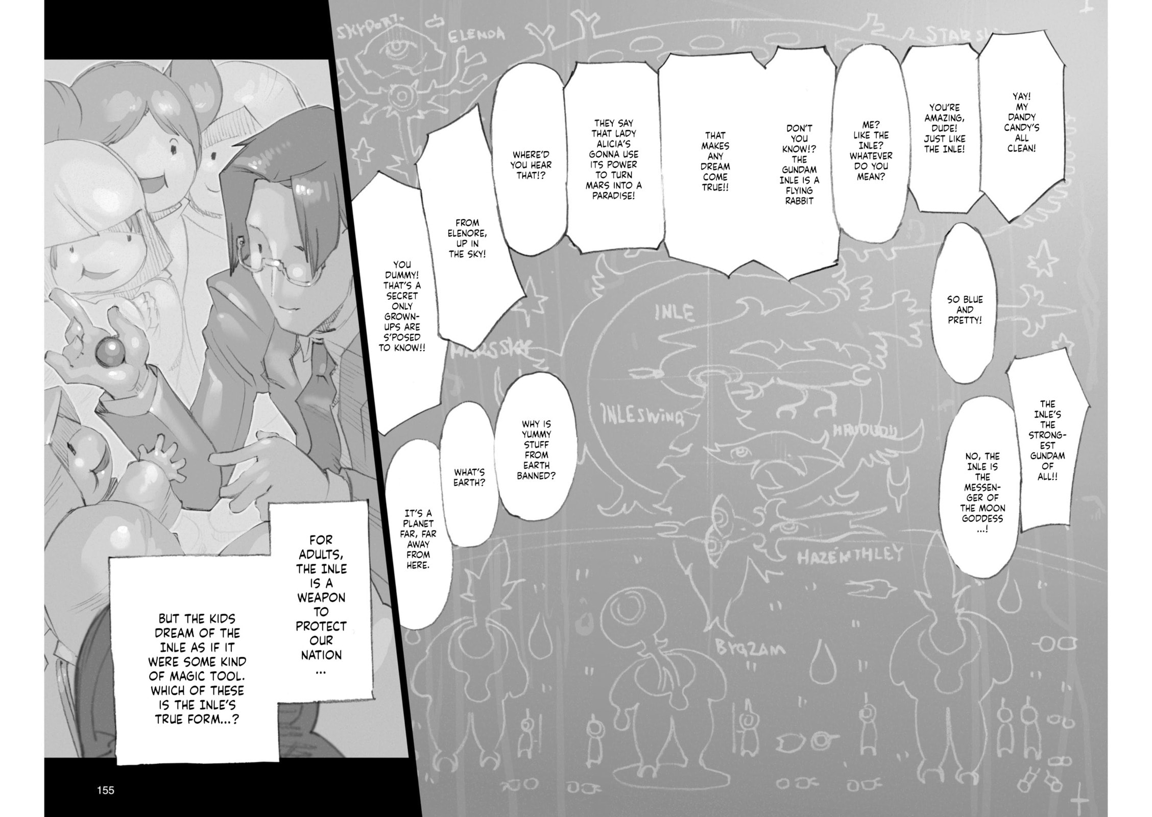A.O.Z Re-Boot Gundam Inle - Kuro Usagi no Mita Yume Chapter 8 page 137 - 