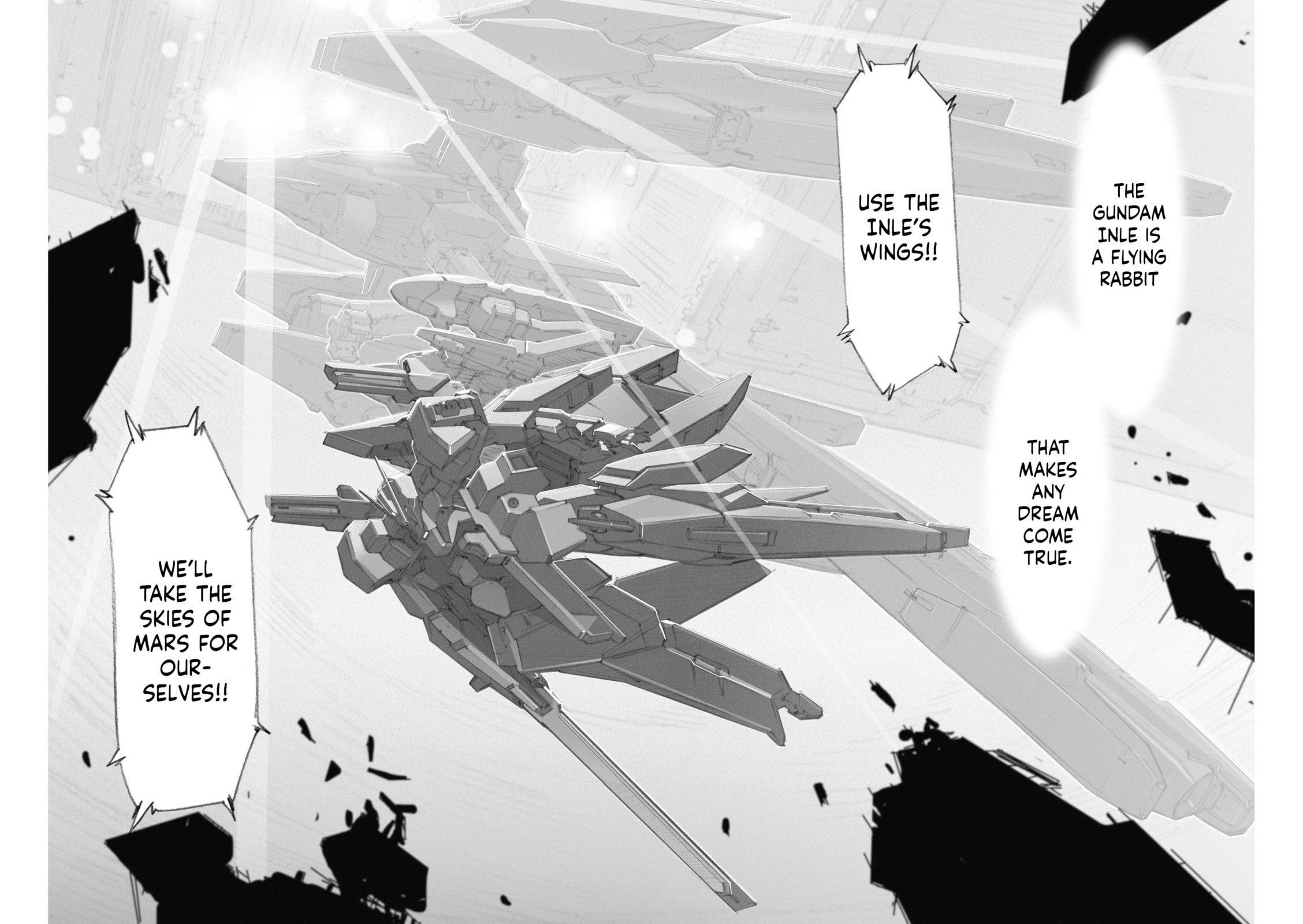 A.O.Z Re-Boot Gundam Inle - Kuro Usagi no Mita Yume Chapter 8 page 138 - 