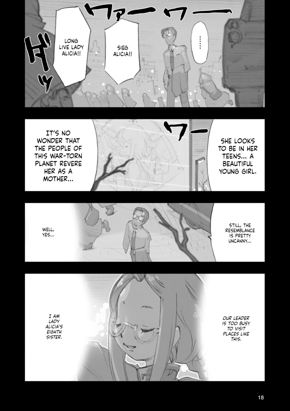 A.O.Z Re-Boot Gundam Inle - Kuro Usagi no Mita Yume Chapter 8 page 18 - 