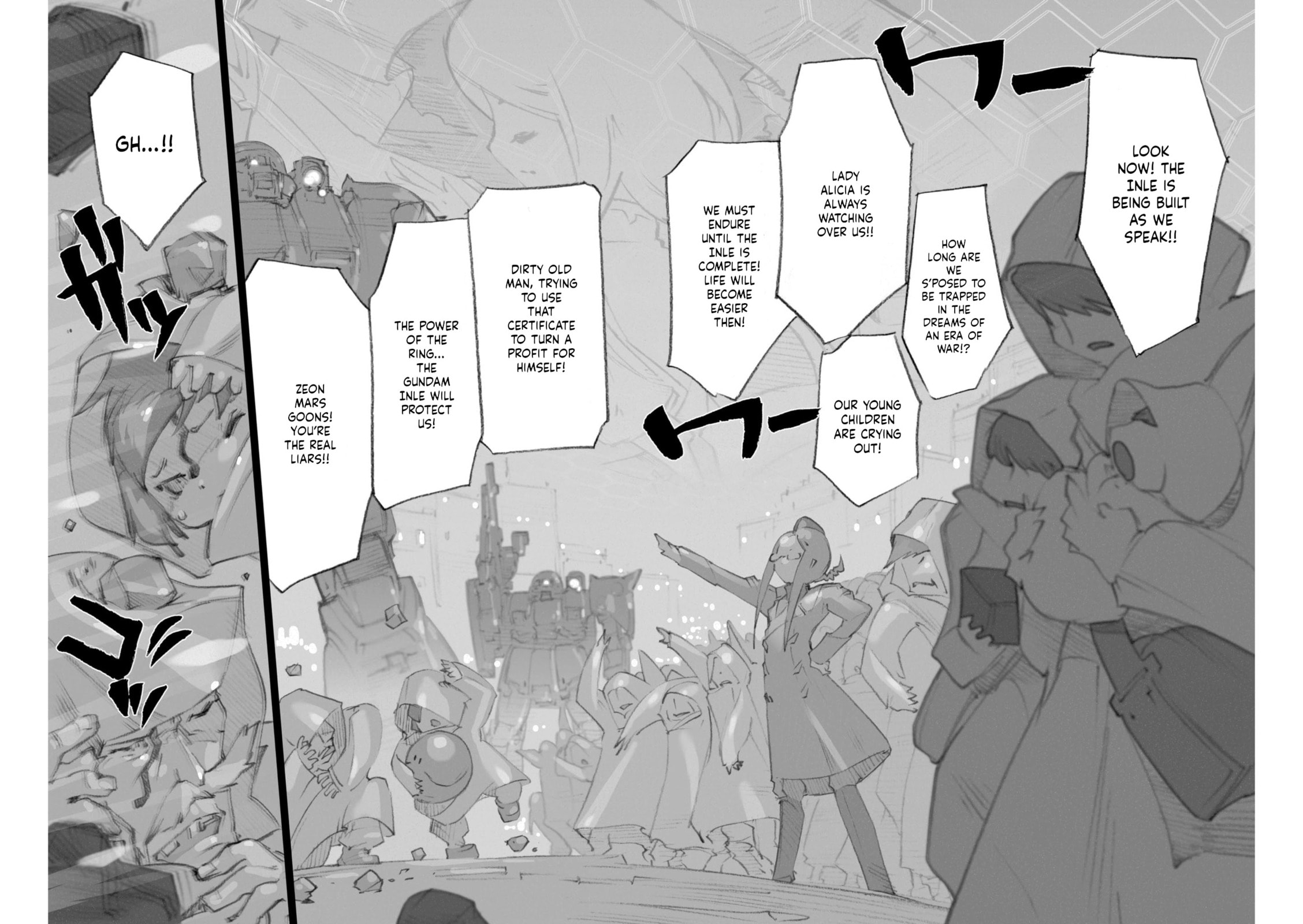 A.O.Z Re-Boot Gundam Inle - Kuro Usagi no Mita Yume Chapter 8 page 20 - 