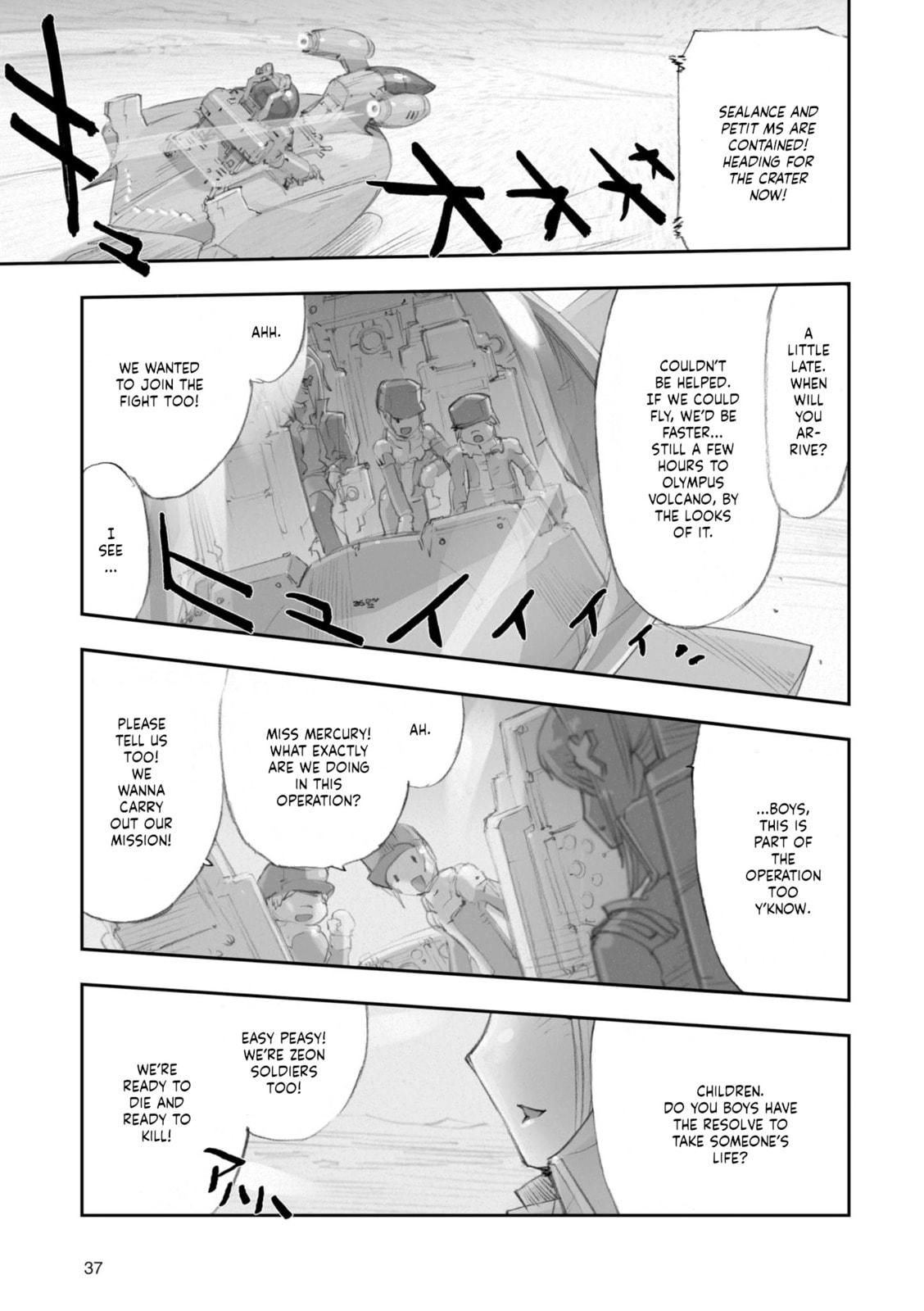 A.O.Z Re-Boot Gundam Inle - Kuro Usagi no Mita Yume Chapter 8 page 33 - 