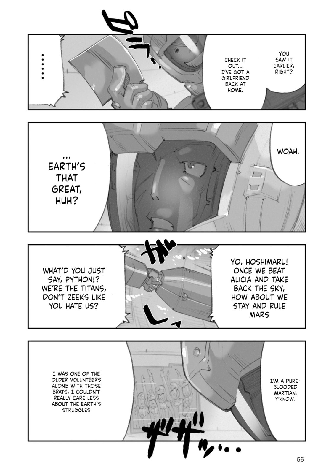 A.O.Z Re-Boot Gundam Inle - Kuro Usagi no Mita Yume Chapter 8 page 47 - 