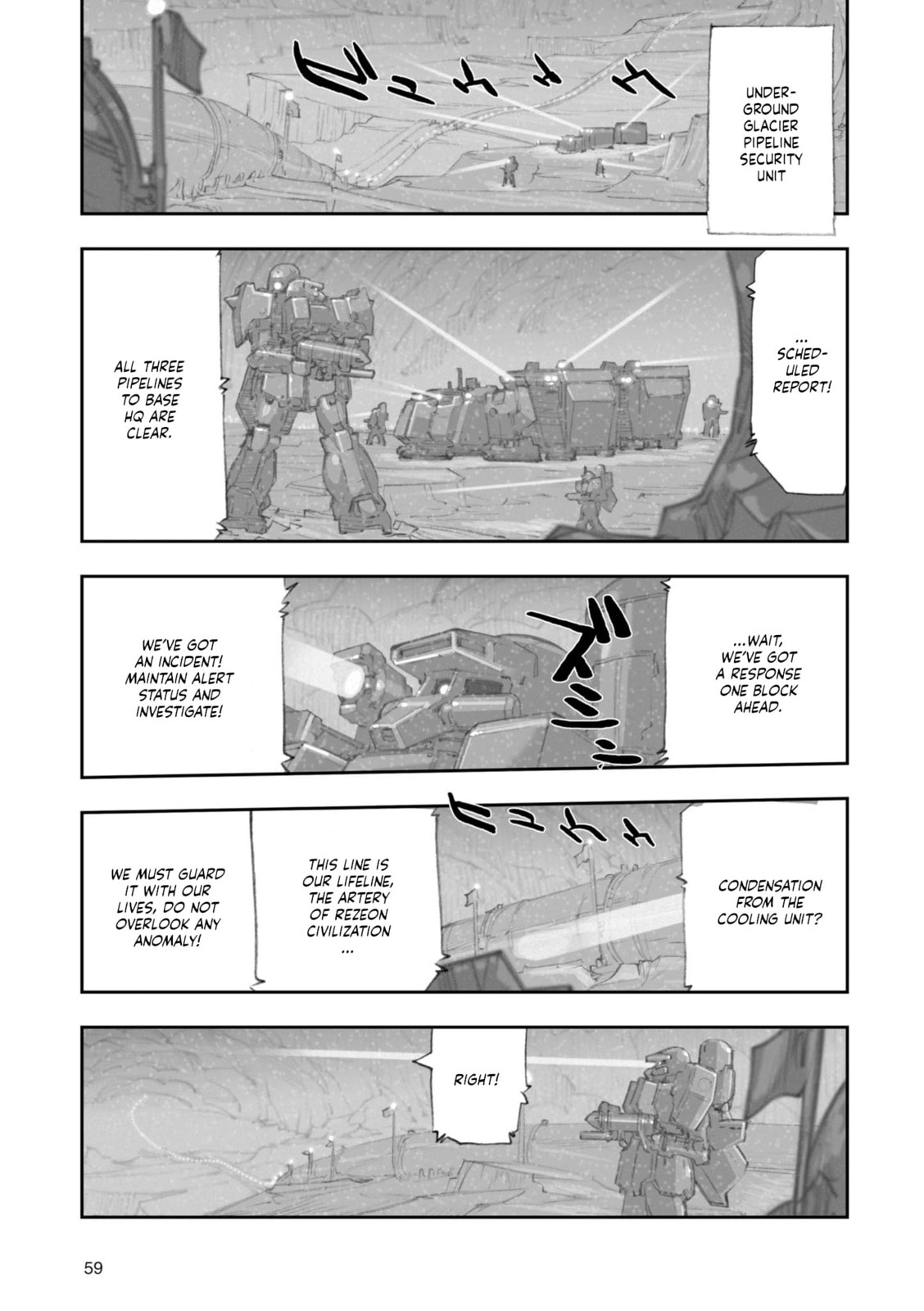 A.O.Z Re-Boot Gundam Inle - Kuro Usagi no Mita Yume Chapter 8 page 50 - 