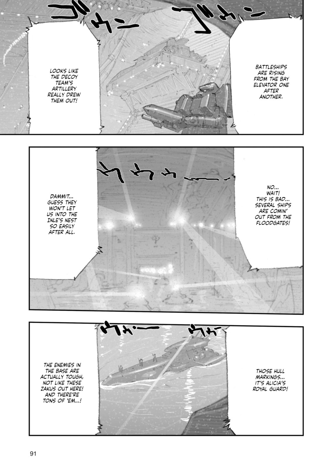 A.O.Z Re-Boot Gundam Inle - Kuro Usagi no Mita Yume Chapter 8 page 82 - 